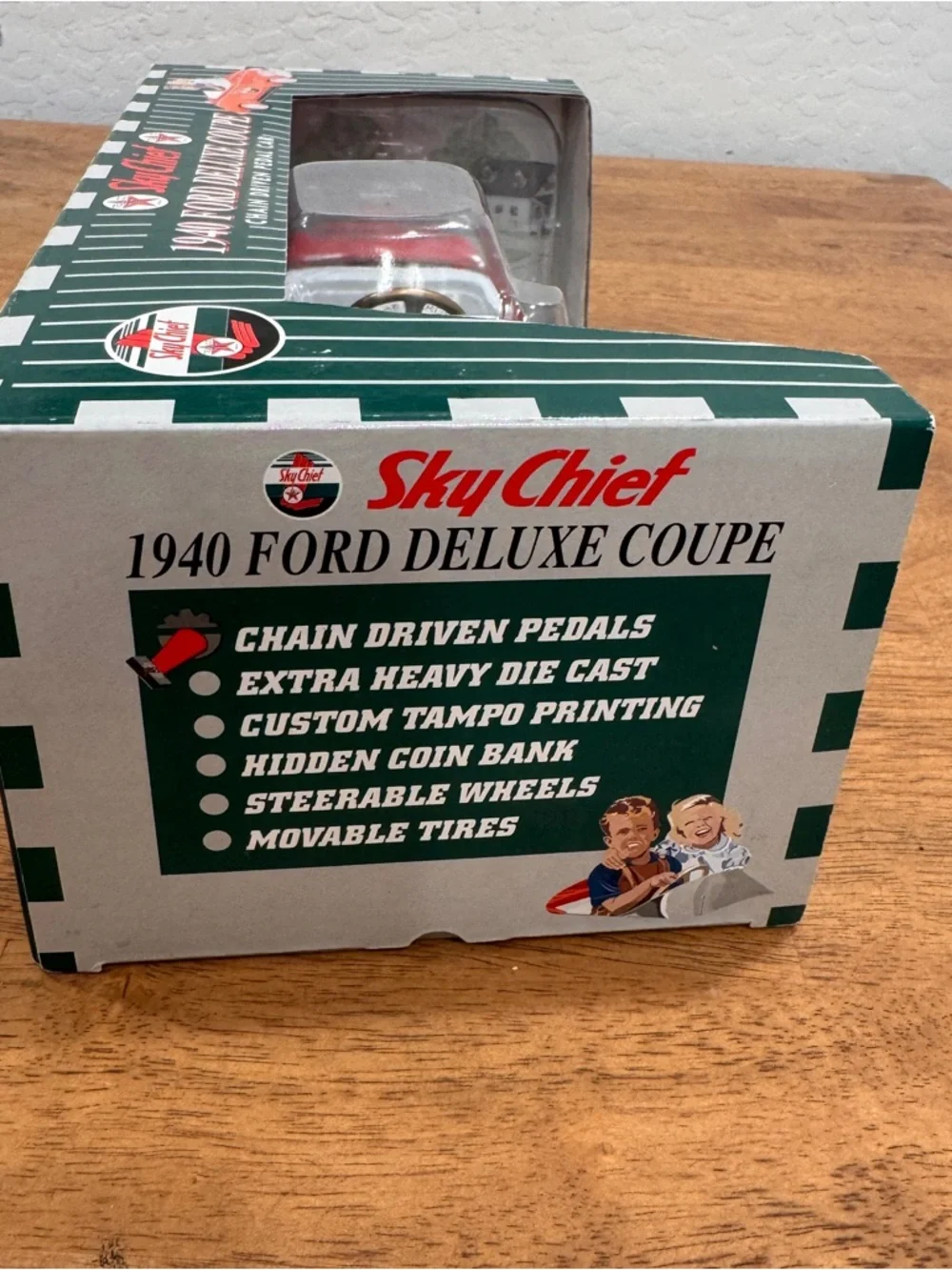 Texaco gearbox red